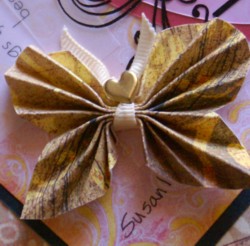 A paper butterfly