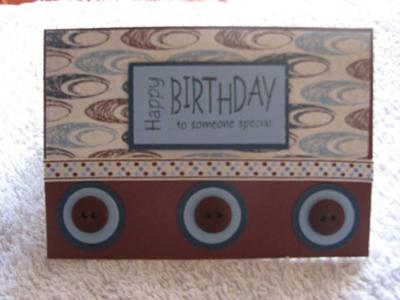 Craft Ideas Supplies on Masculine Birthday Card