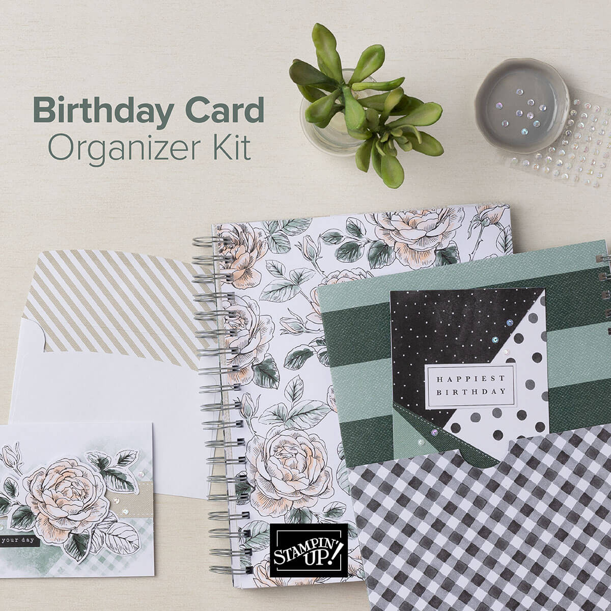 Birthday Card Organiser Kit
