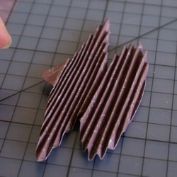 Accordion fold butterfly