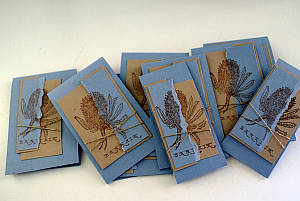 a collection of Easter greeting cards made with the Blooms Away (nla) stamp set.