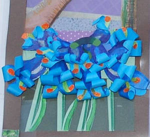 paper flower bluebells, paper craft flowers, paper flower crafts, handmade paper flowers, papercraft