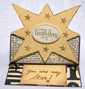 birthday easel cards, folding easel, handmade greeting card,  papercraft,  photo cards