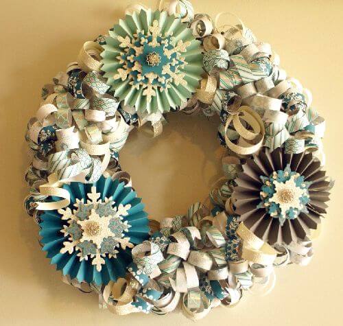 Curled Paper Wreath