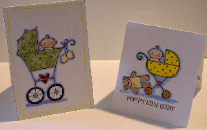handmade baby gift tags