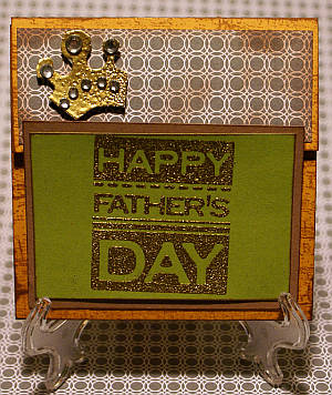 fathers day, handmade greeting, stamping, masculine