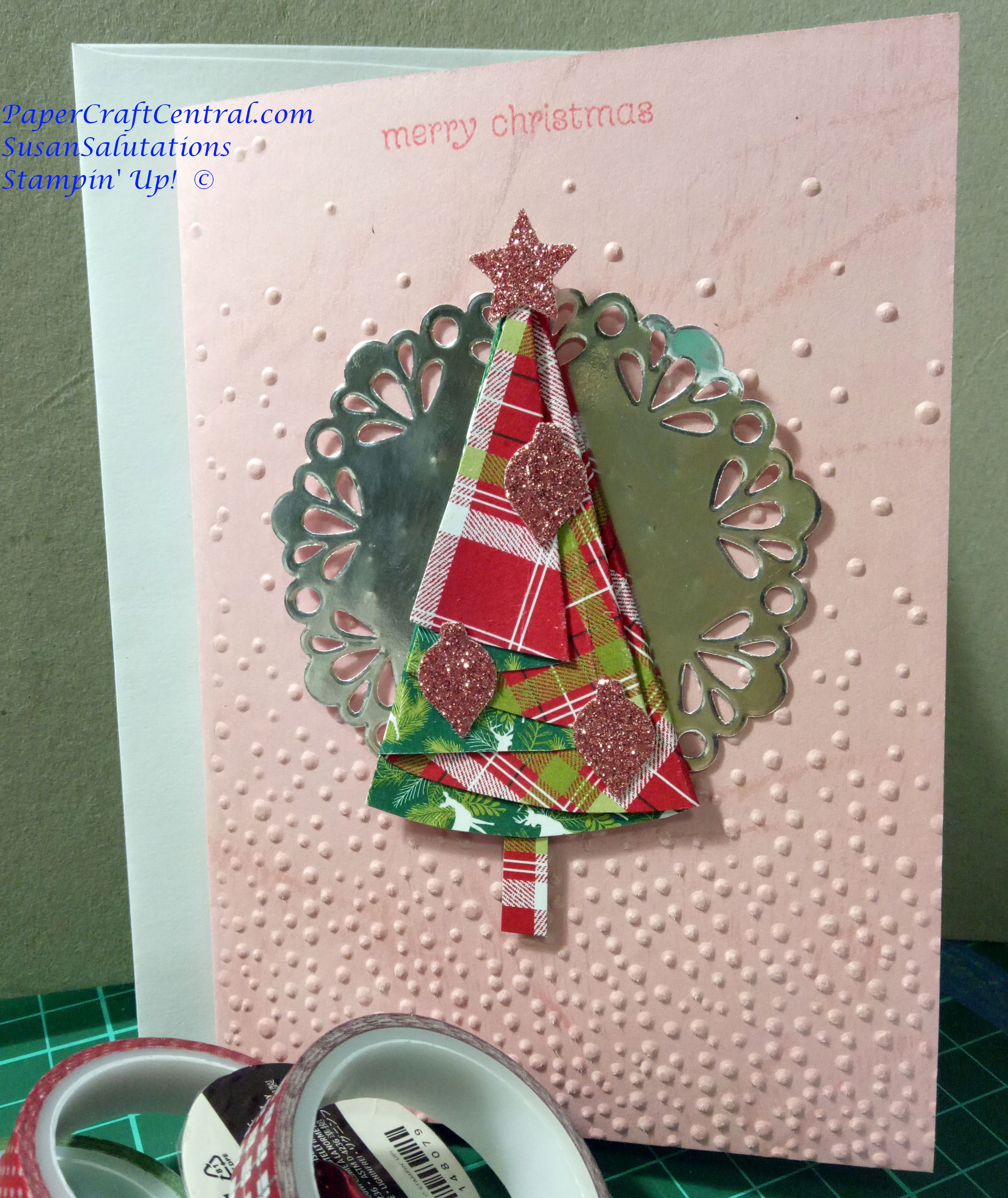 Folded Christmas Tree Card