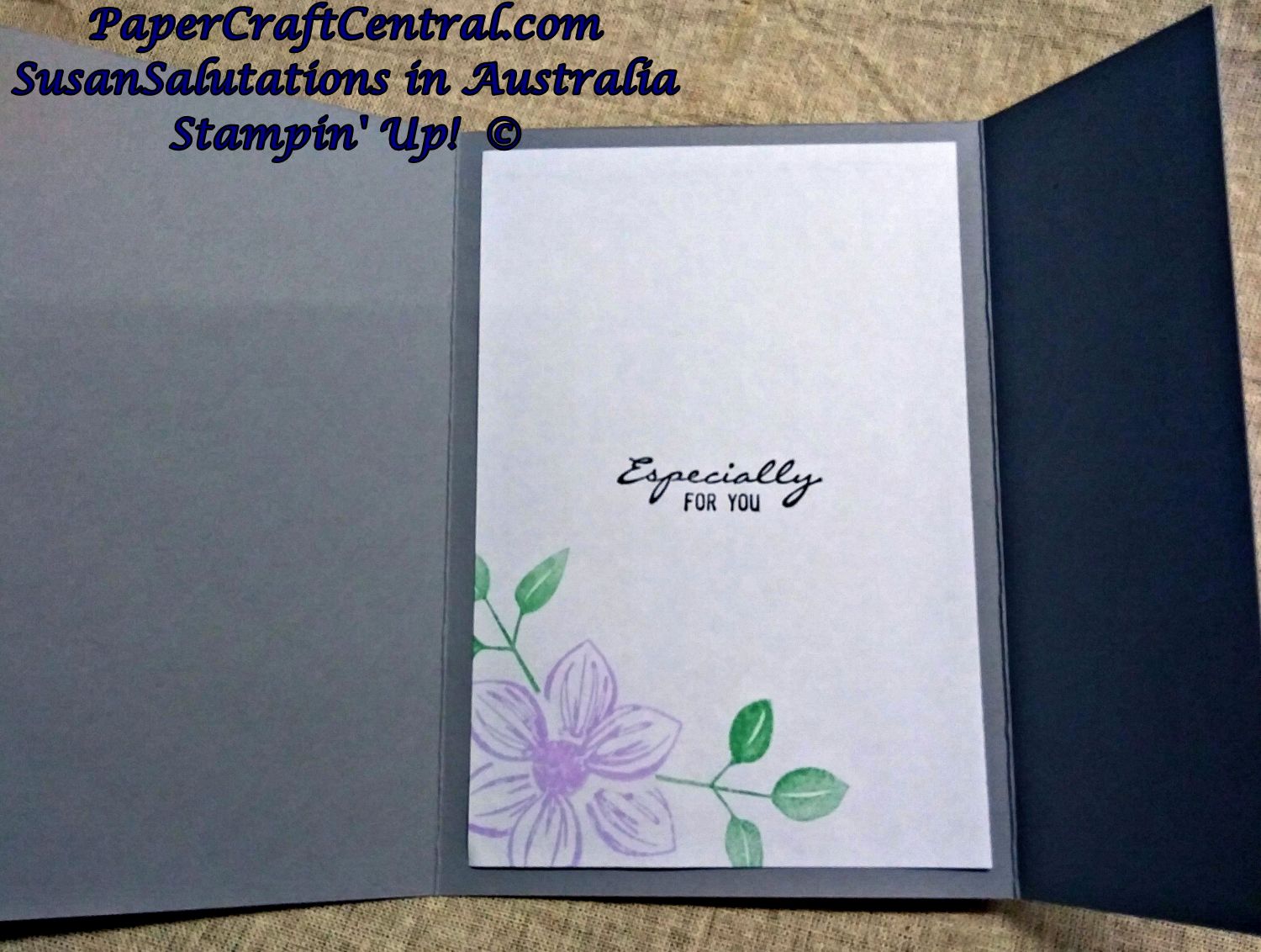 Floral Essence Card Idea