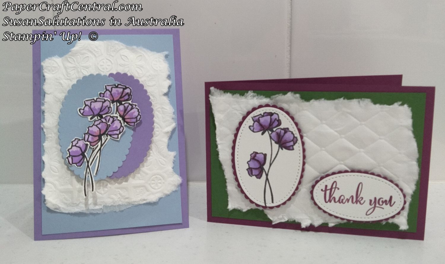 Embossed Tissue Cards