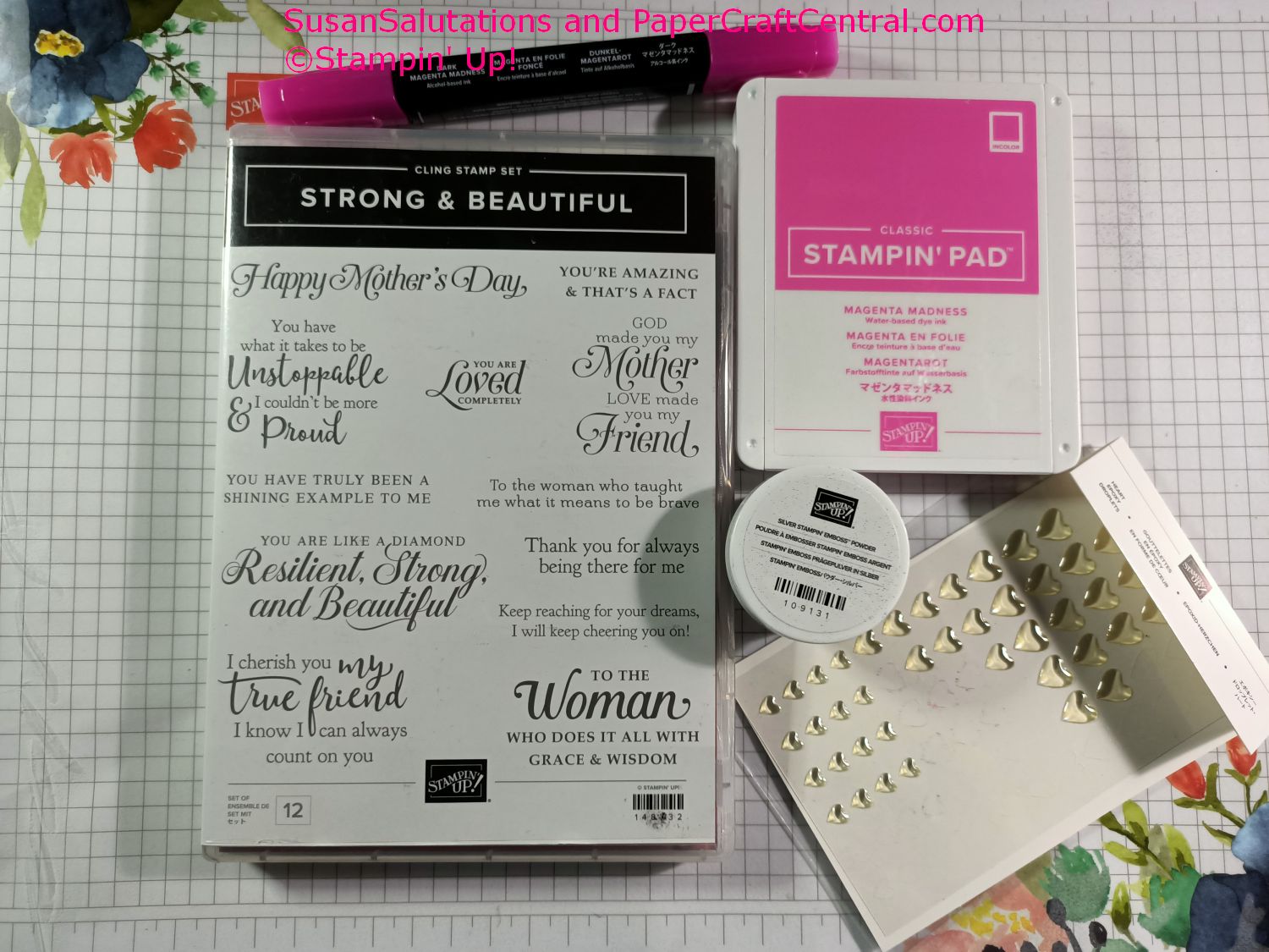 Strong and Beautiful Stamp Set