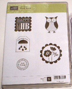 Clear Mount Stamp Set "Punch Bunch"