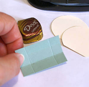 Cardstock chocolate holder