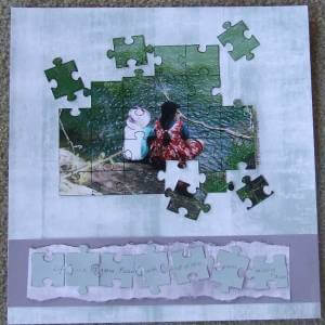 Jigsaw punch art