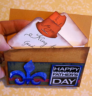 A wallet card made with special gift tokens inside