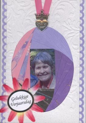 Crochet Queen Iris Fold Birthday Card