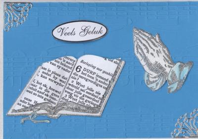 Handmade Confirmation Card