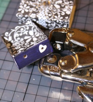 Making ribbon pull for matchbox drawer