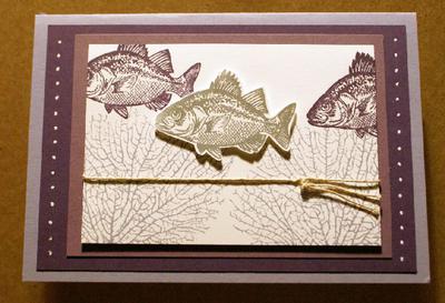 These fish are from the By the Tide stamp set