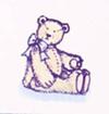 Heat Embossed Teddy Bear