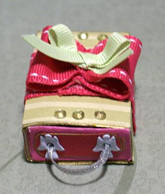 A decorated match box