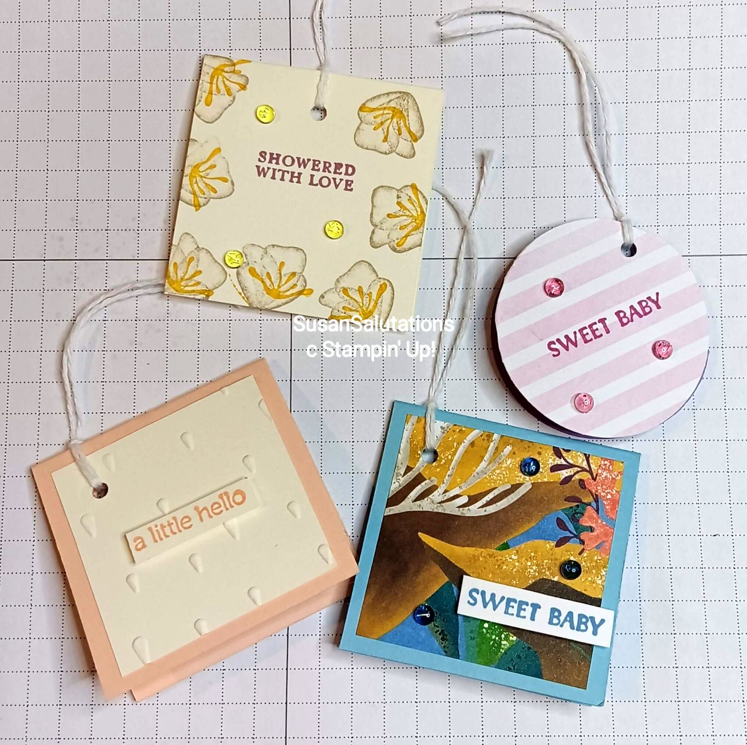 Handmade Baby Gift Tags