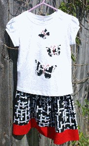 childrens clothing with dies