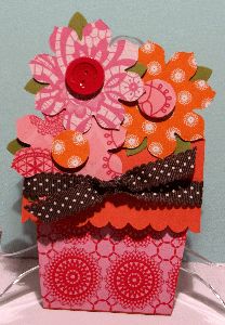 Flower Pot Card Tutorial