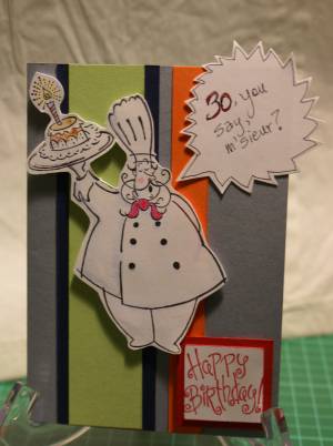 30th birthday card