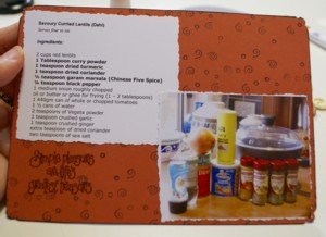 recipe card