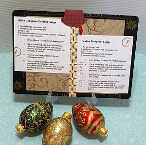 Christmas recipe card