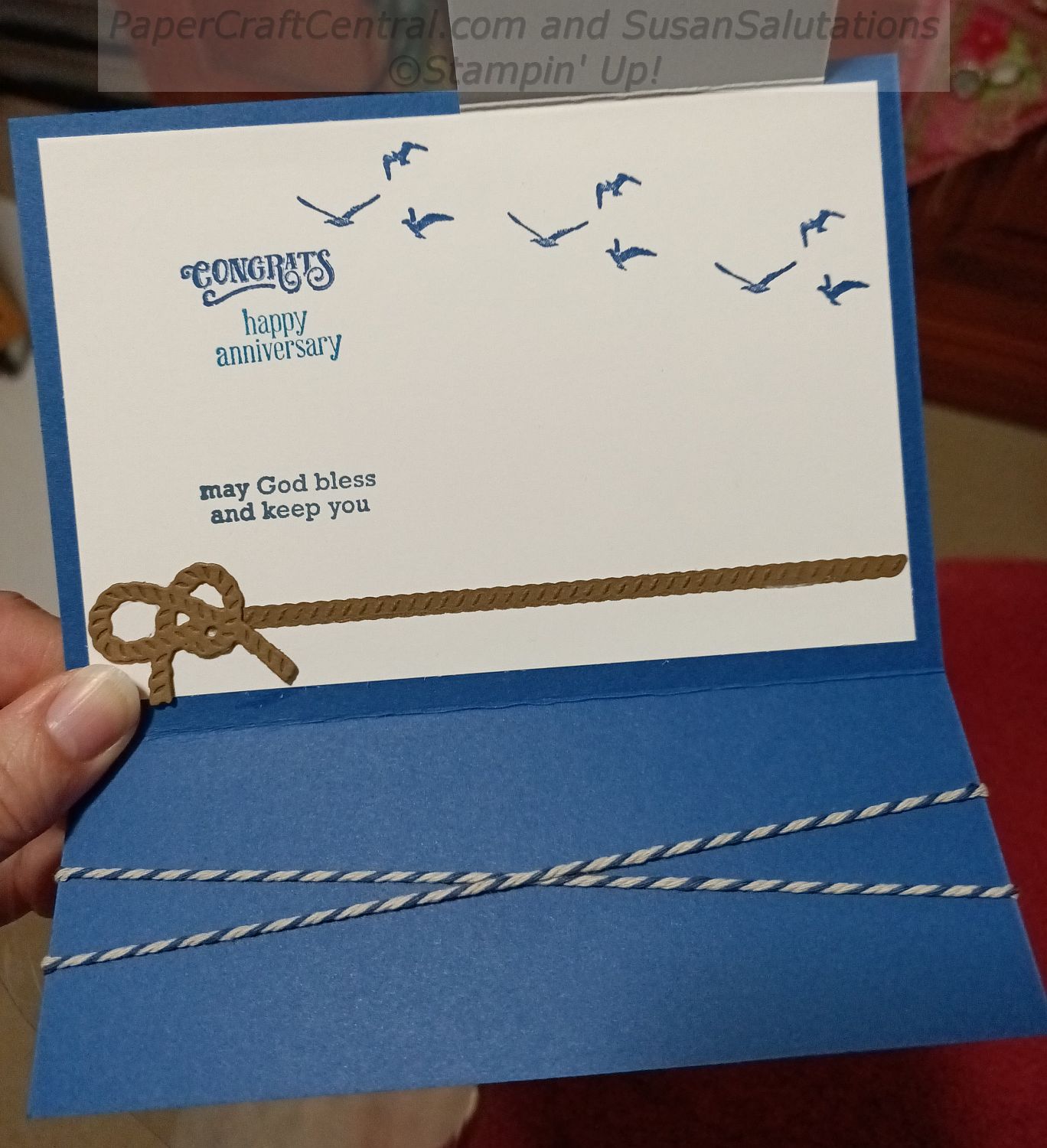 Sail Away Anniversary Card