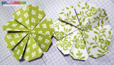 Designer series paper shamrocks