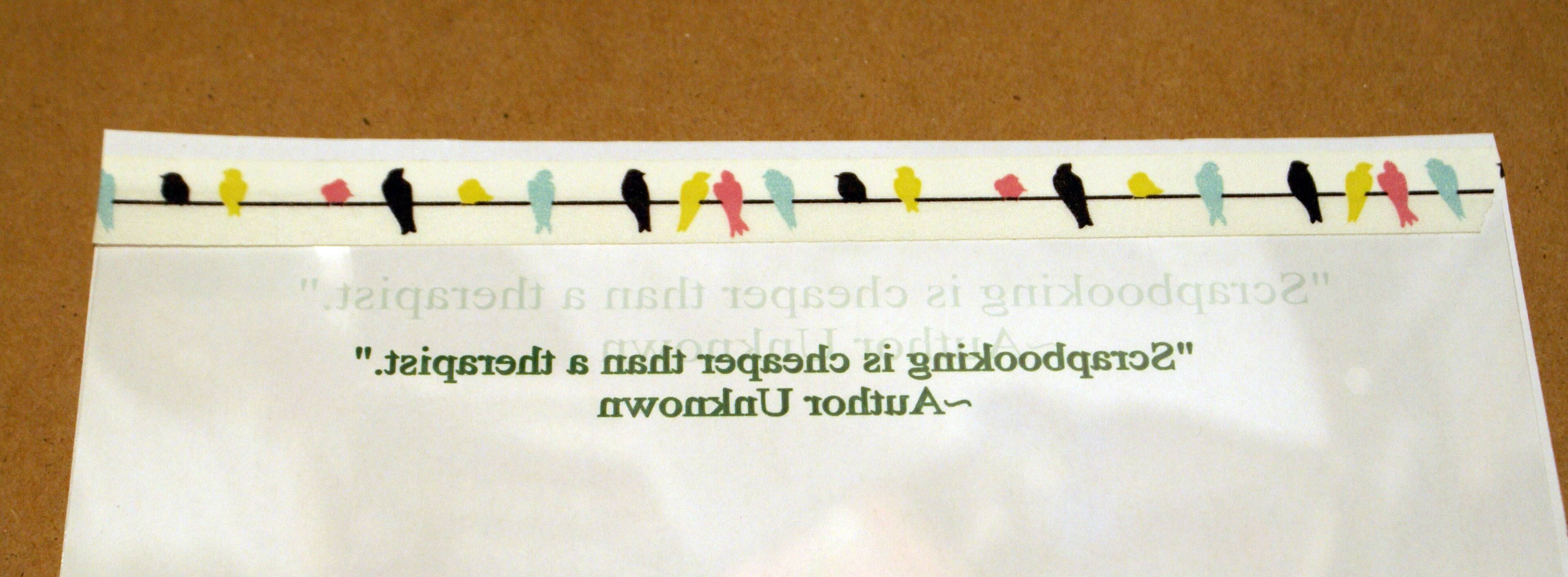 Make sure you have your lettering the right way around. The inked side should be printed backwards. A homemade rub-on