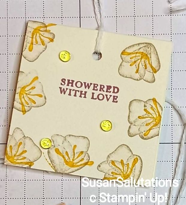 Handmade Baby Gift Tag