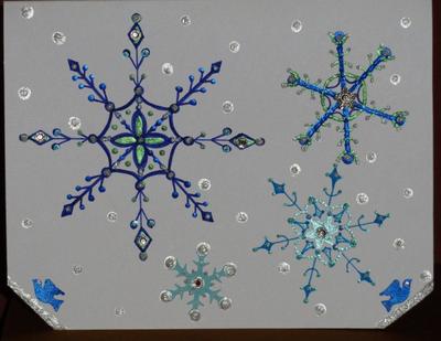 Snowflake card