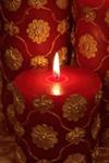 Embossed candle